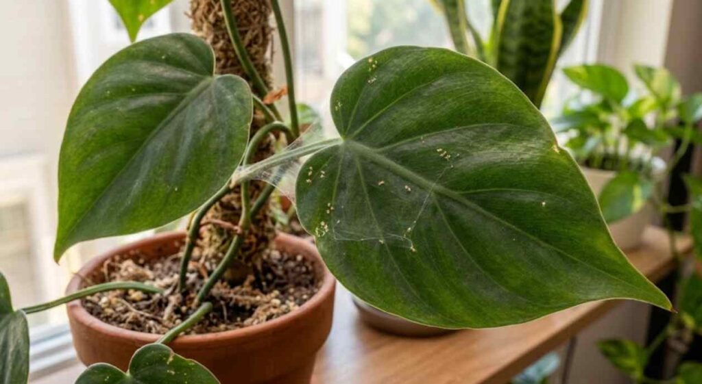 spider mites on indoor plants 